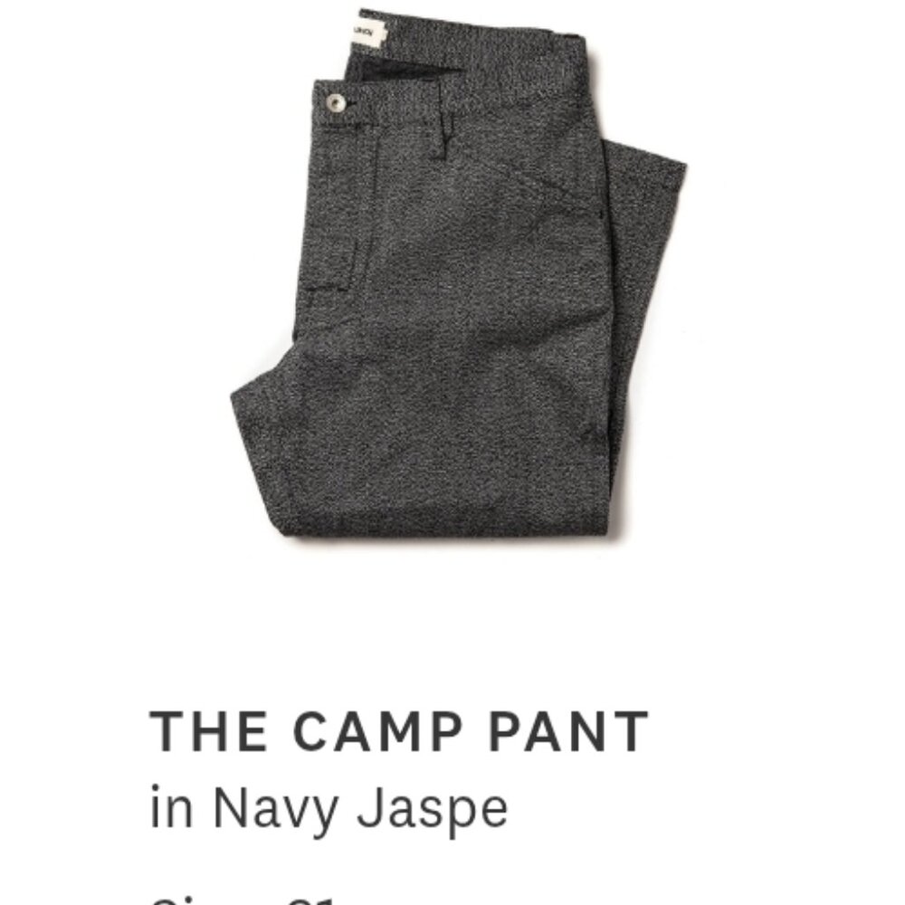 Taylor Stitch - Camp Pant - 31W x 34L